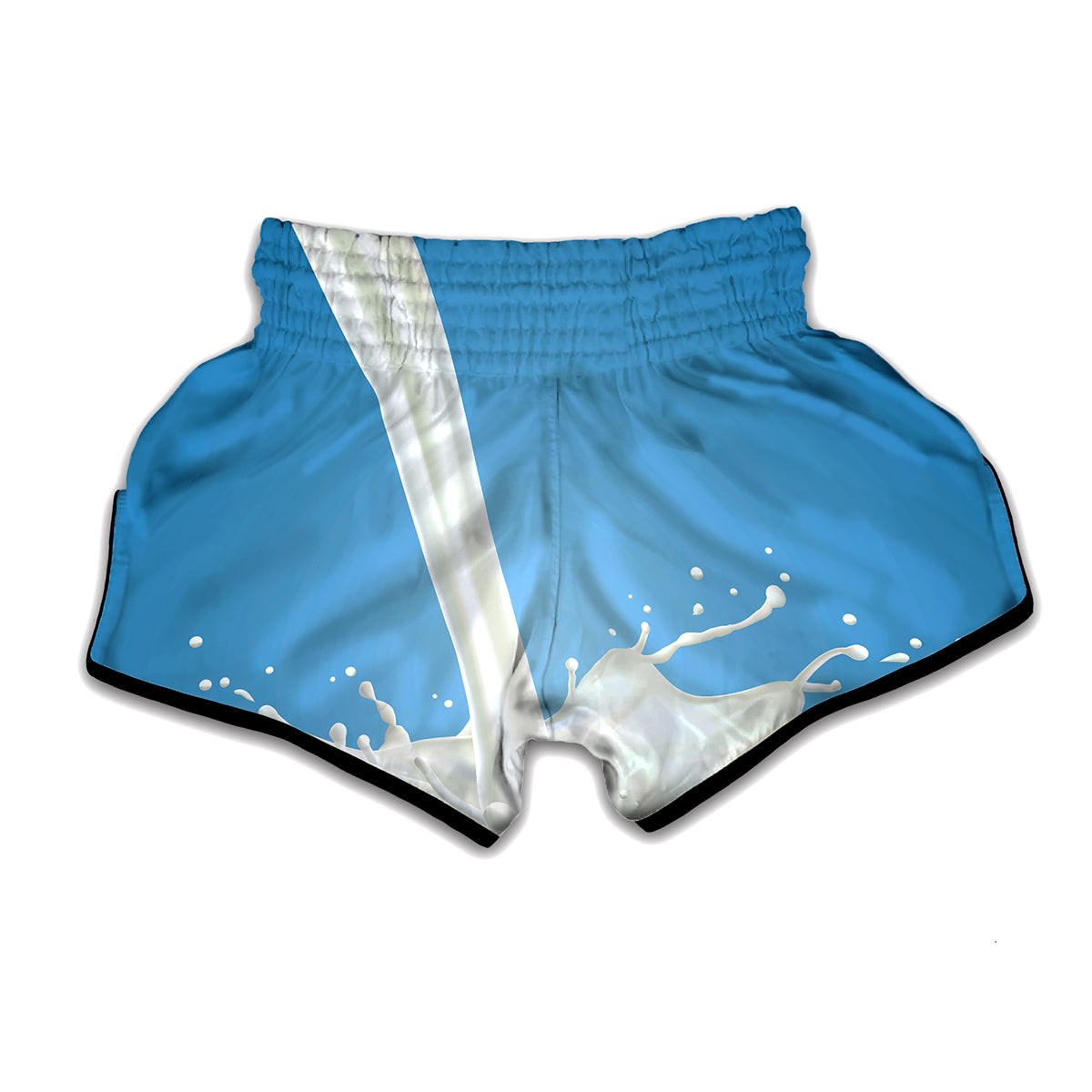 Milk Splash Print Muay Thai Boxing Shorts