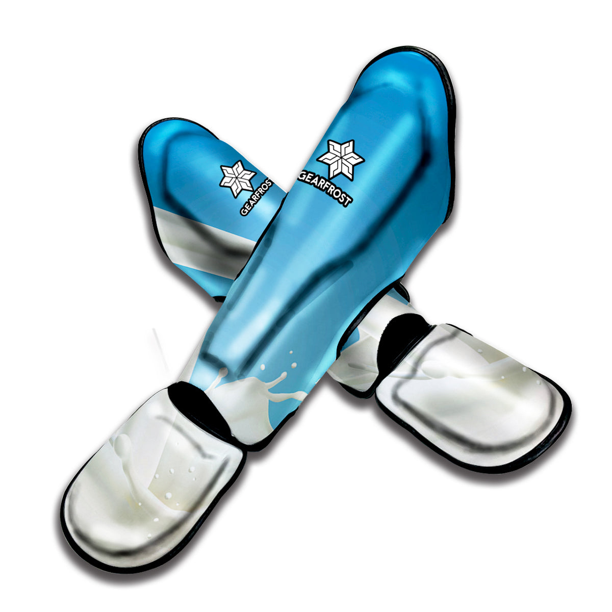 Milk Splash Print Muay Thai Shin Guard