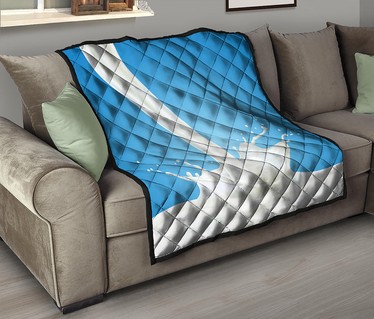 Milk Splash Print Quilt