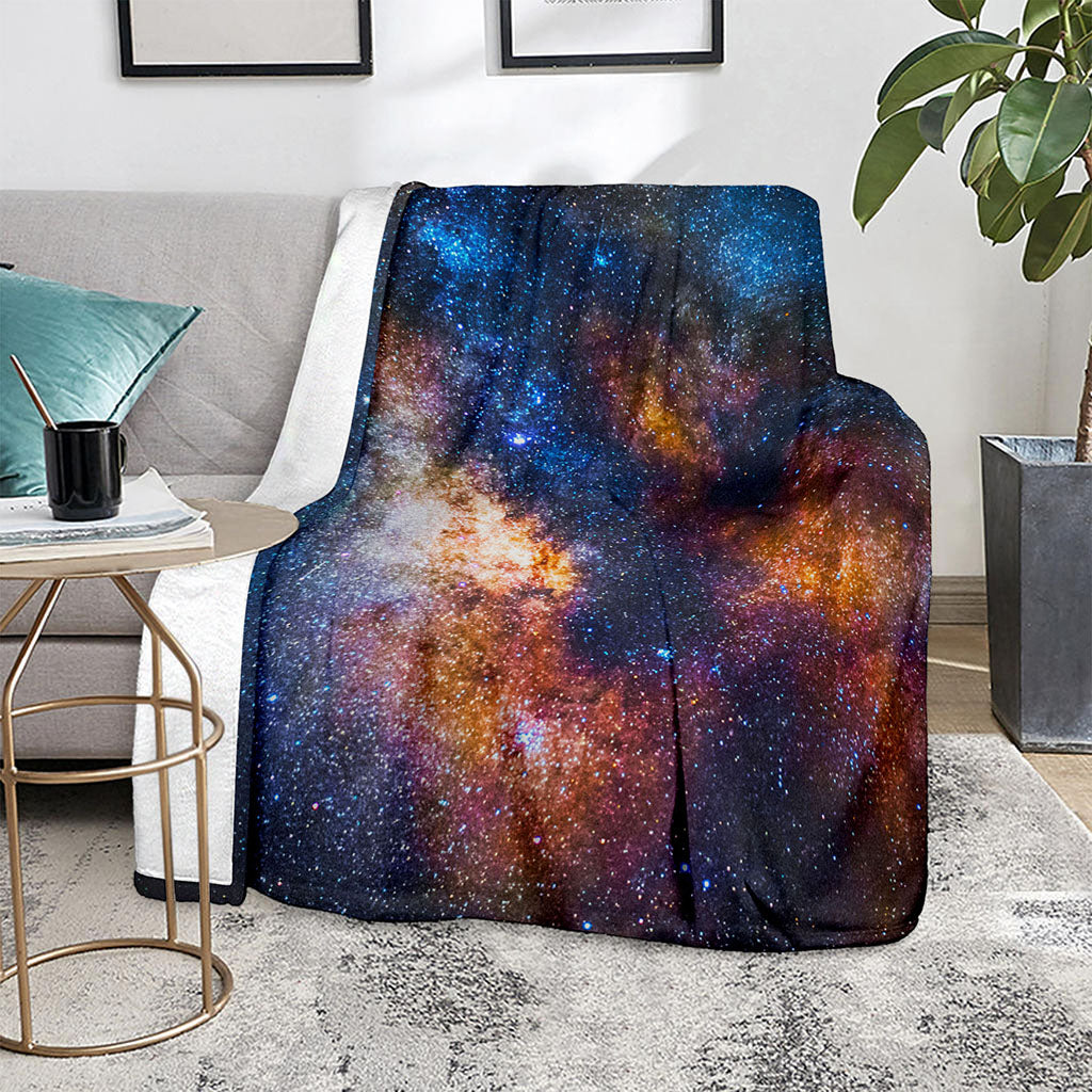 Milky Way Universe Galaxy Space Print Blanket