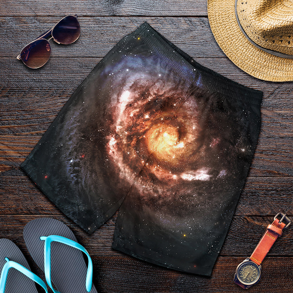 Milky Way Universe Print Men's Shorts
