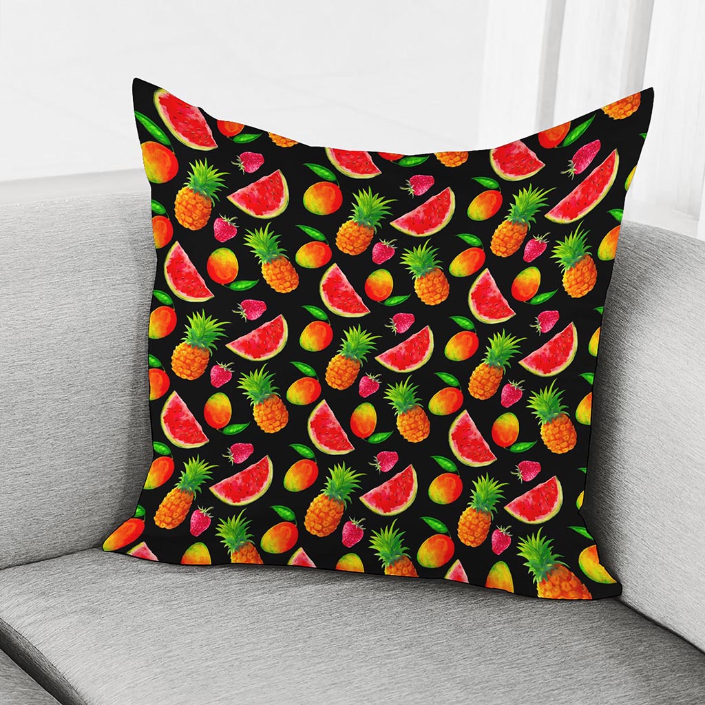 Mix Fruit Pineapple Pattern Print Pillow Cover