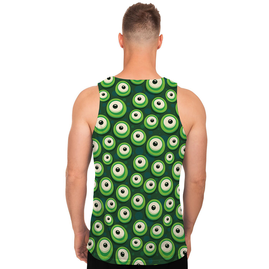 Monster Eyes Pattern Print Men's Tank Top