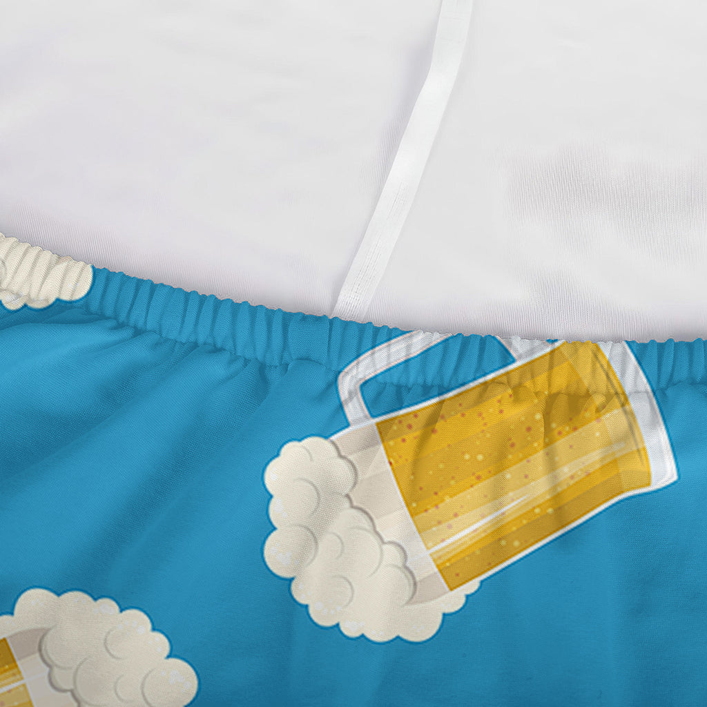 Mug Of Beer Pattern Print Sofa Cover