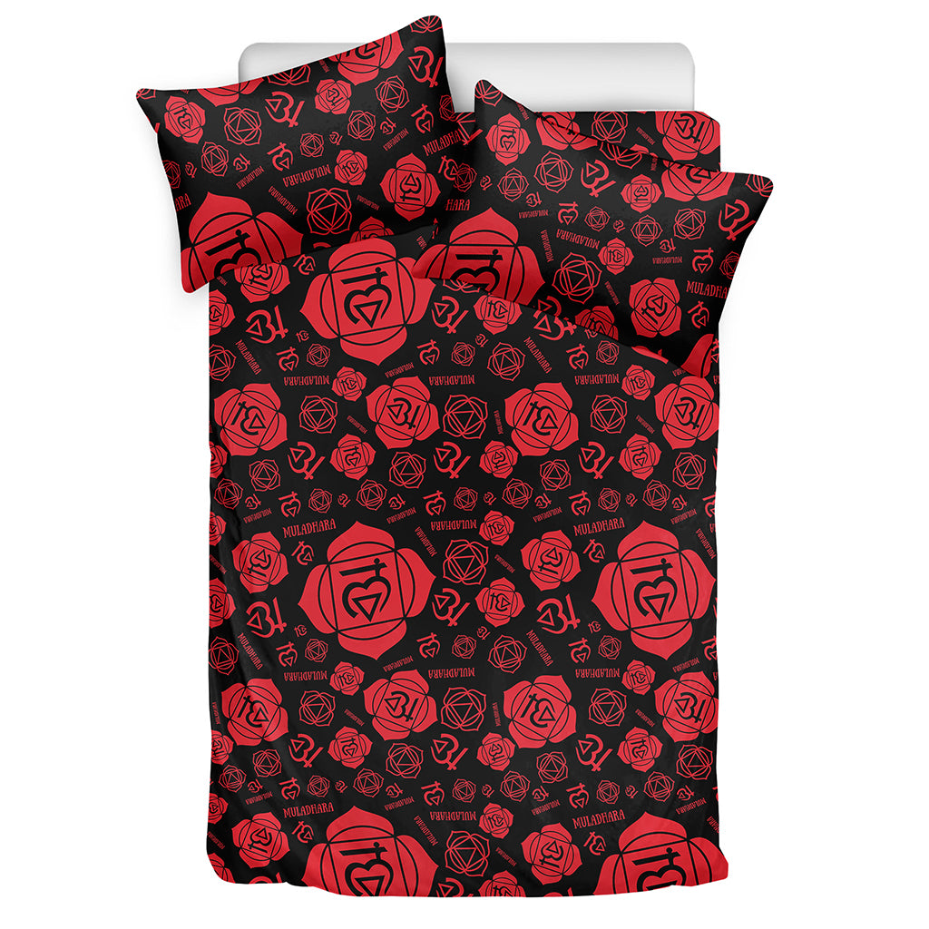 Muladhara Chakra Pattern Print Duvet Cover Bedding Set