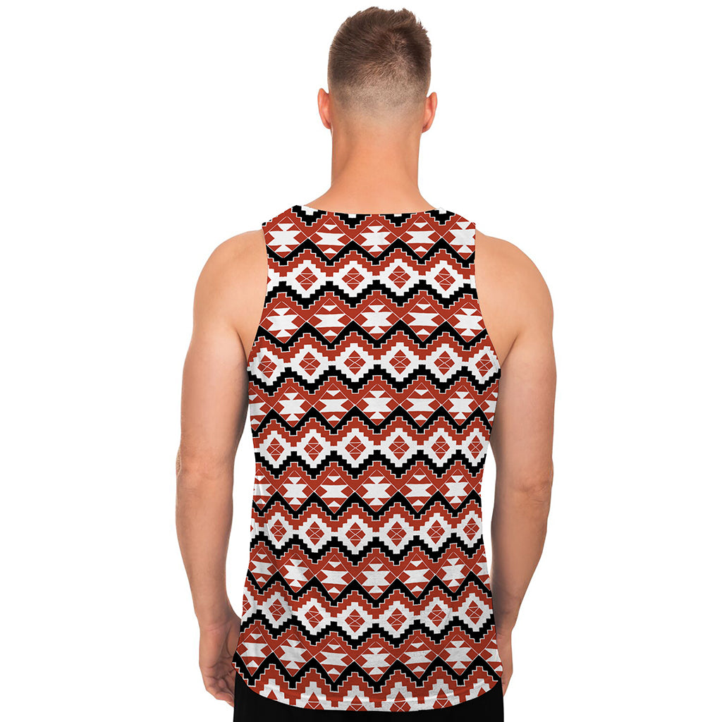 Native American Indian Pattern Print Men's Tank Top