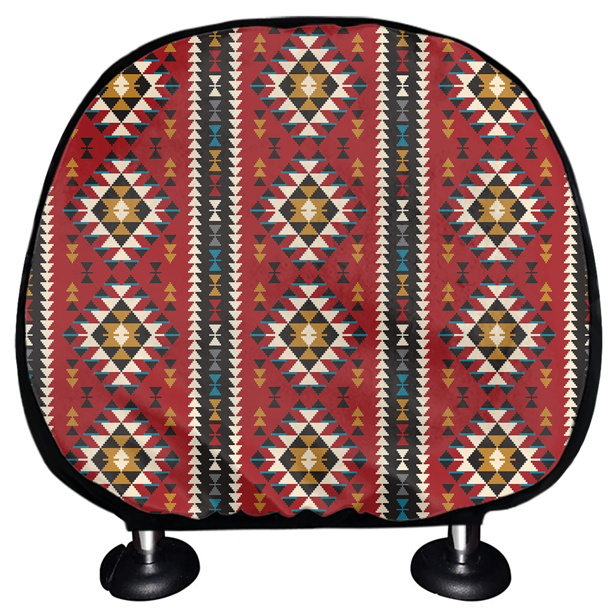 Native American Tribal Pattern Print Car Headrest Covers