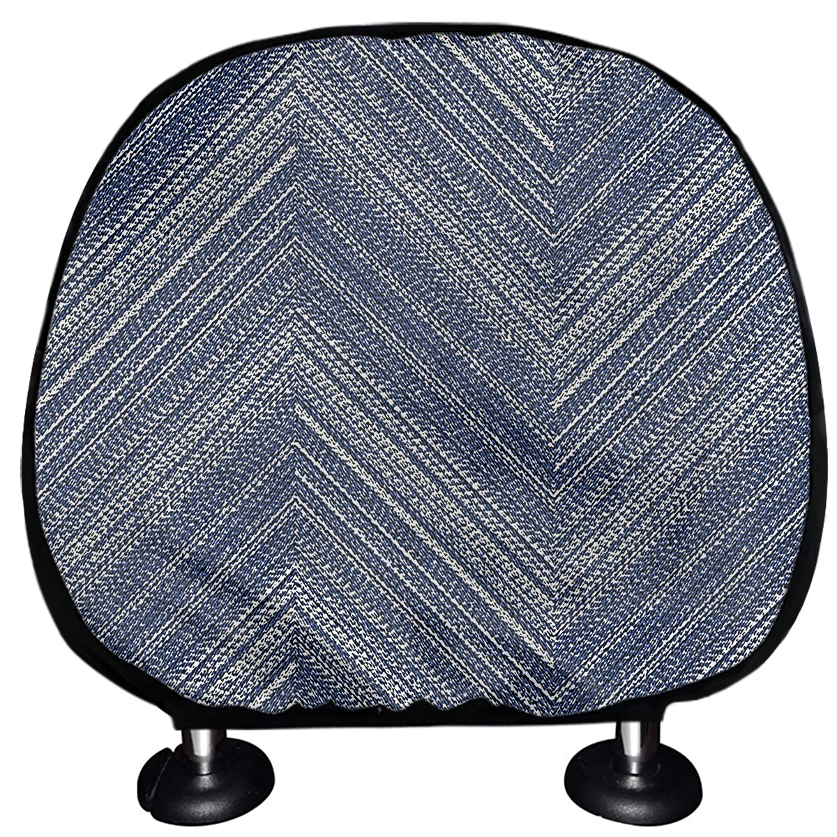 Native Denim Jeans Pattern Print Car Headrest Covers