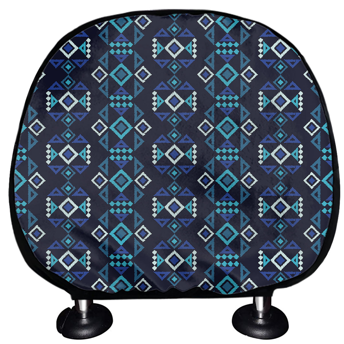 Native Ethnic Pattern Print Car Headrest Covers