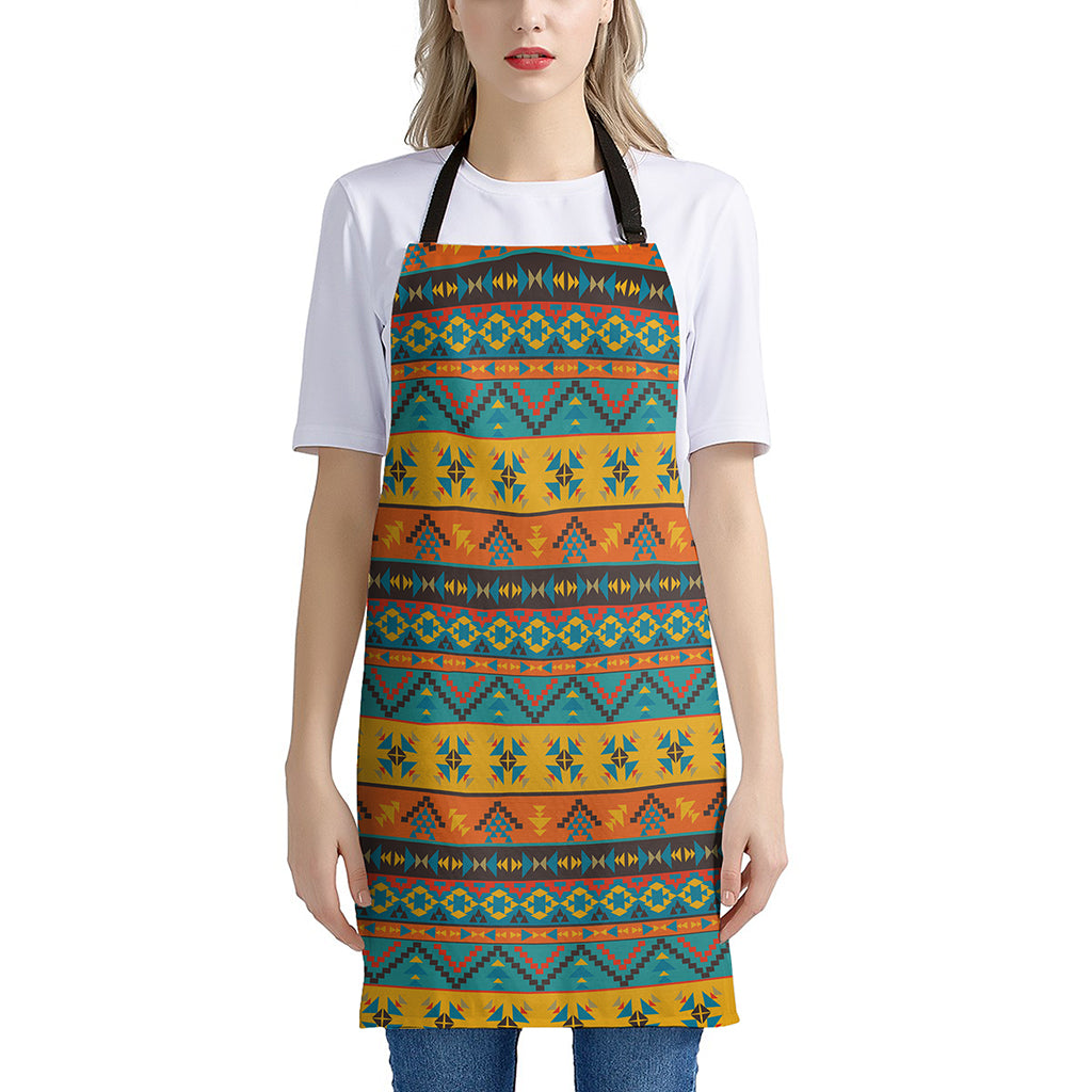 Native Indian Inspired Pattern Print Apron