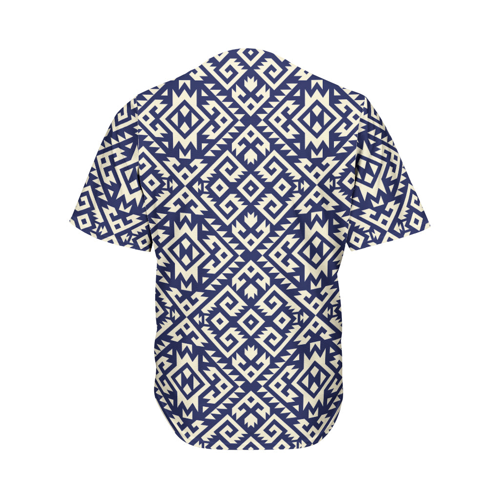 Native Indian Navajo Pattern Print Men's Baseball Jersey