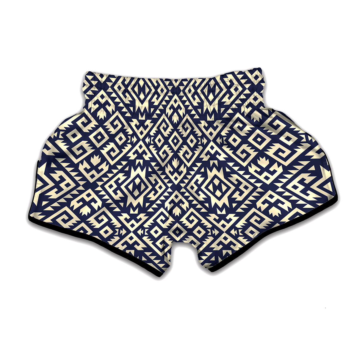 Native Indian Navajo Pattern Print Muay Thai Boxing Shorts