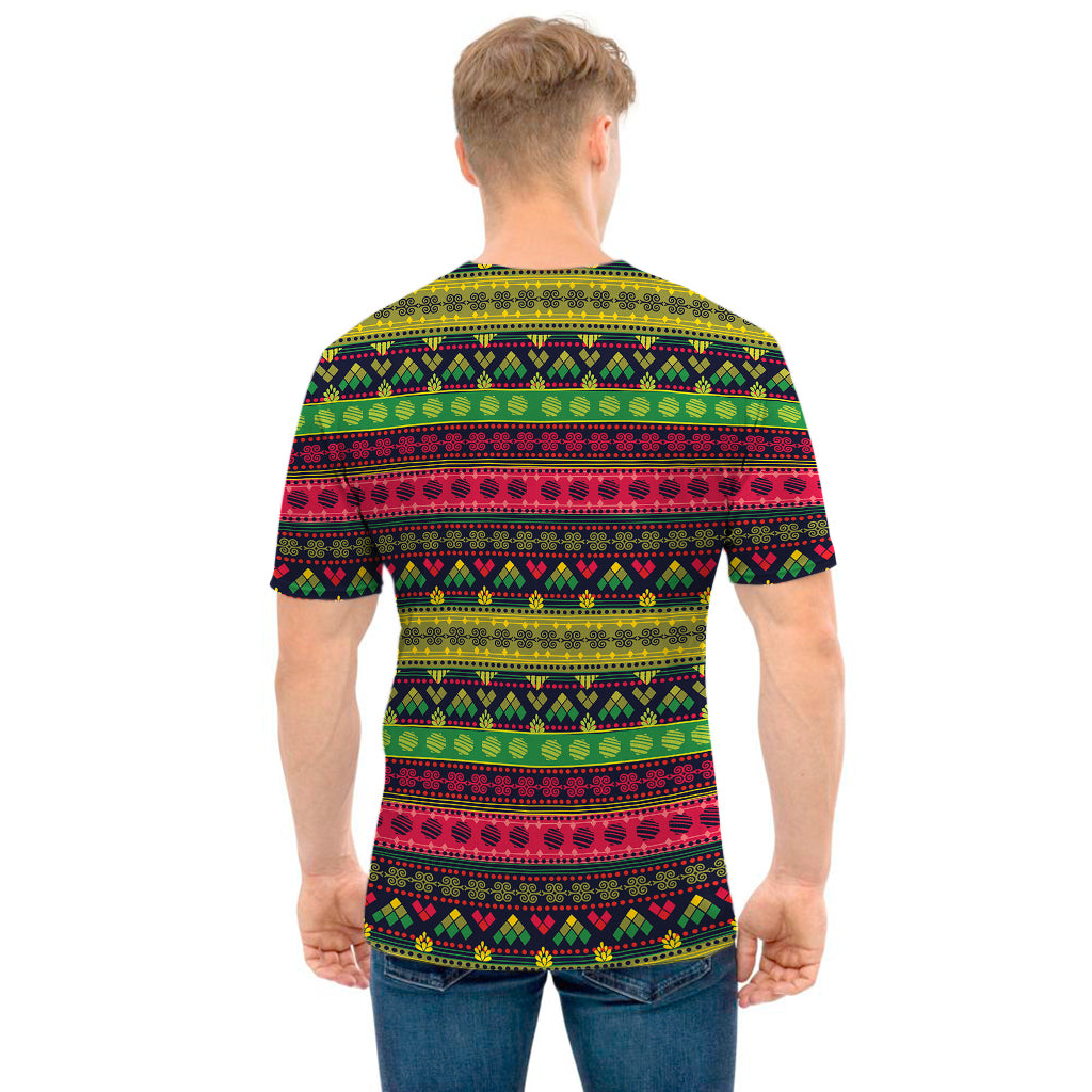 Native Indian Tribal Pattern Print Men's T-Shirt