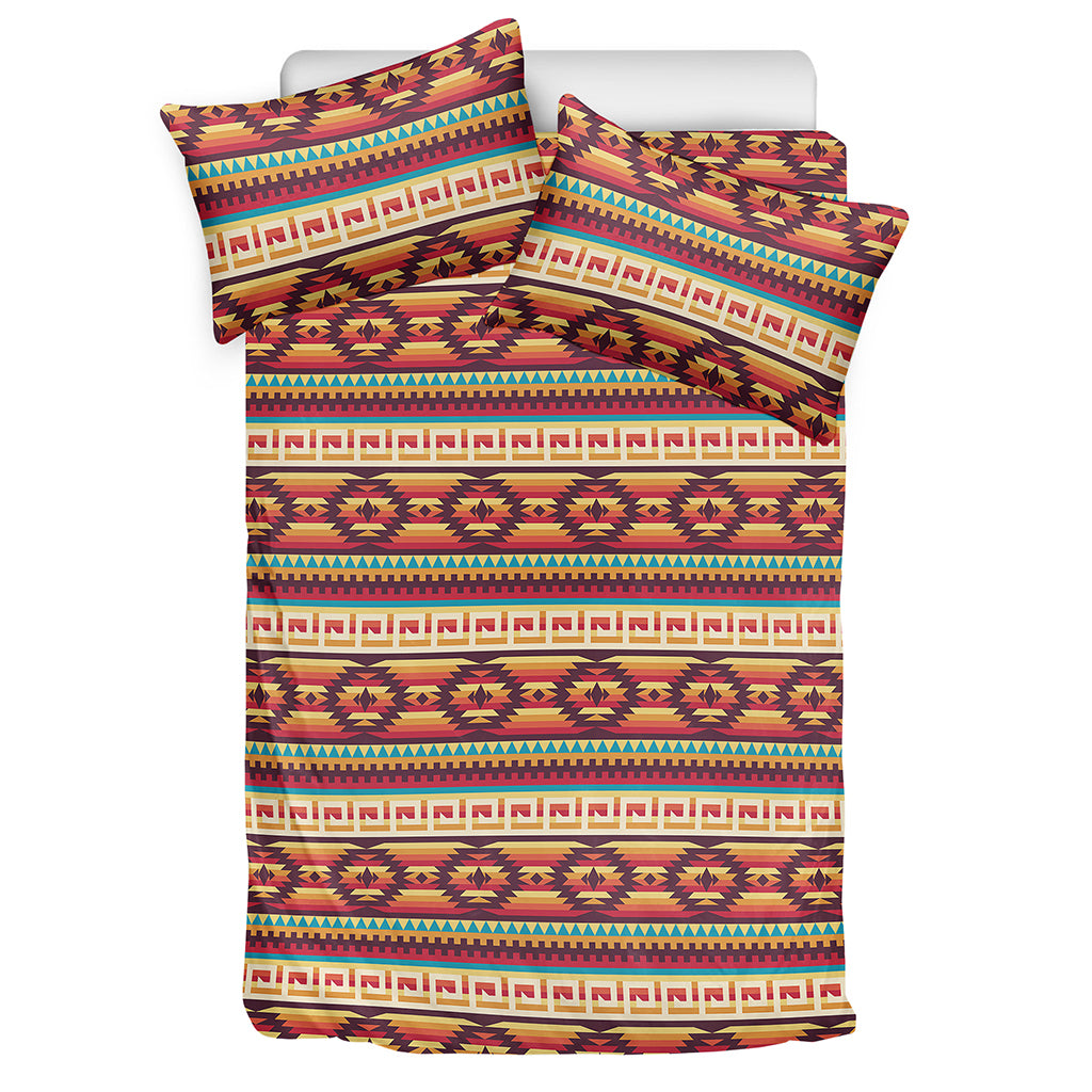 Native Inspired Pattern Print Duvet Cover Bedding Set