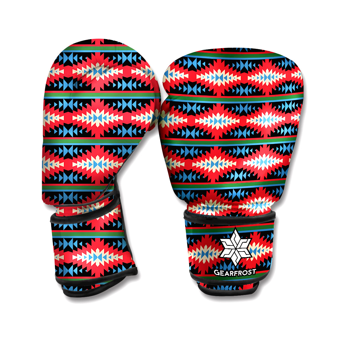 Native Navajo Pattern Print Boxing Gloves