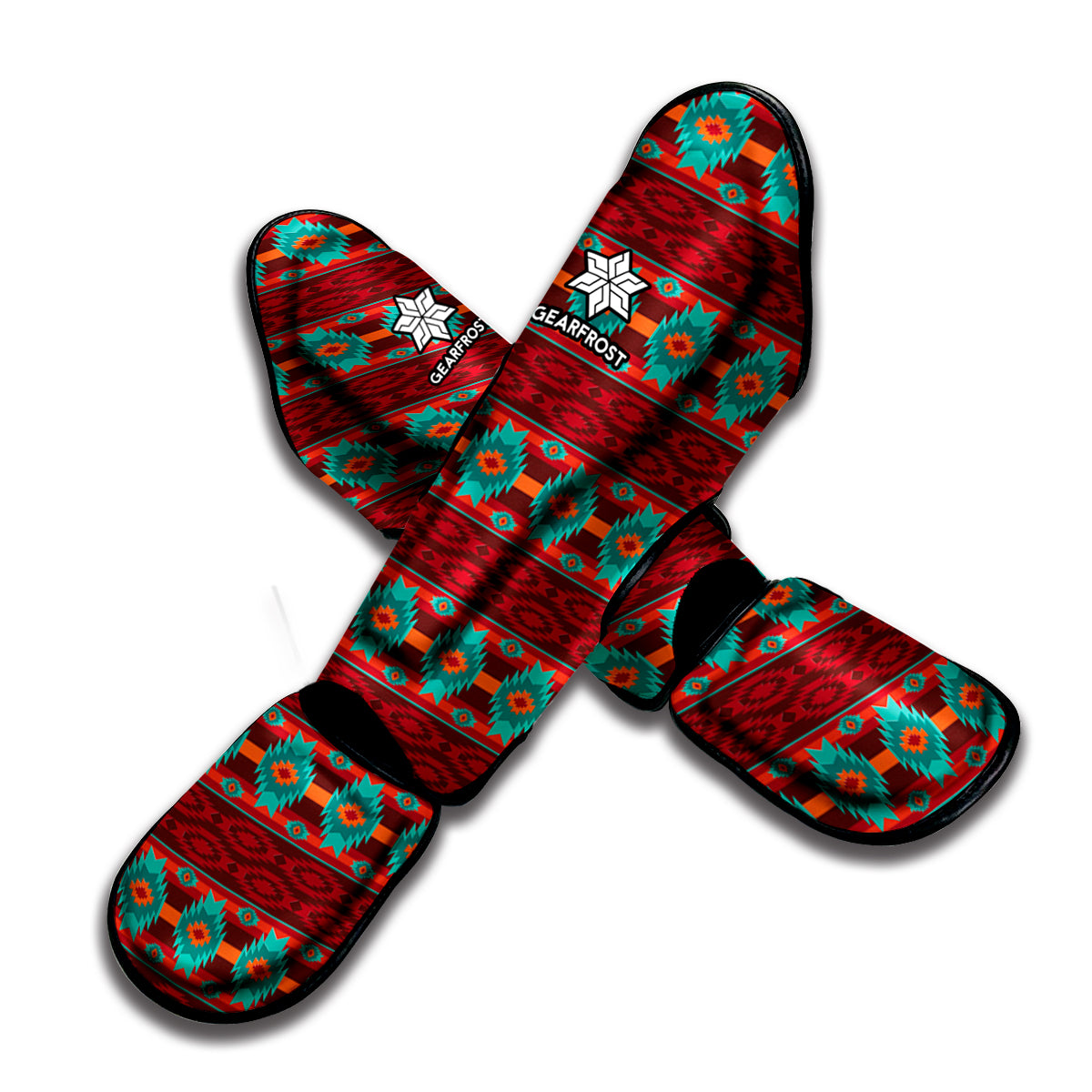 Native Southwestern Pattern Print Muay Thai Shin Guard