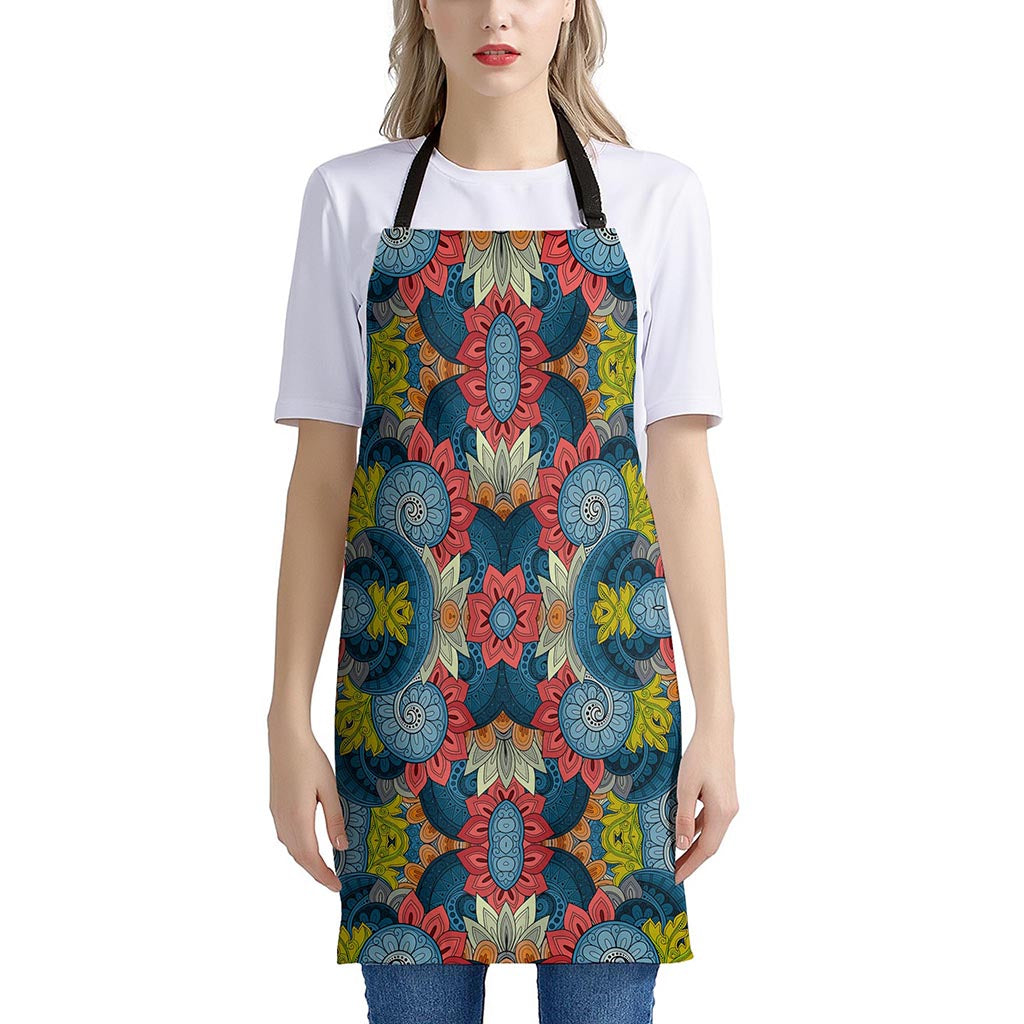Native Tribal Bohemian Pattern Print Apron