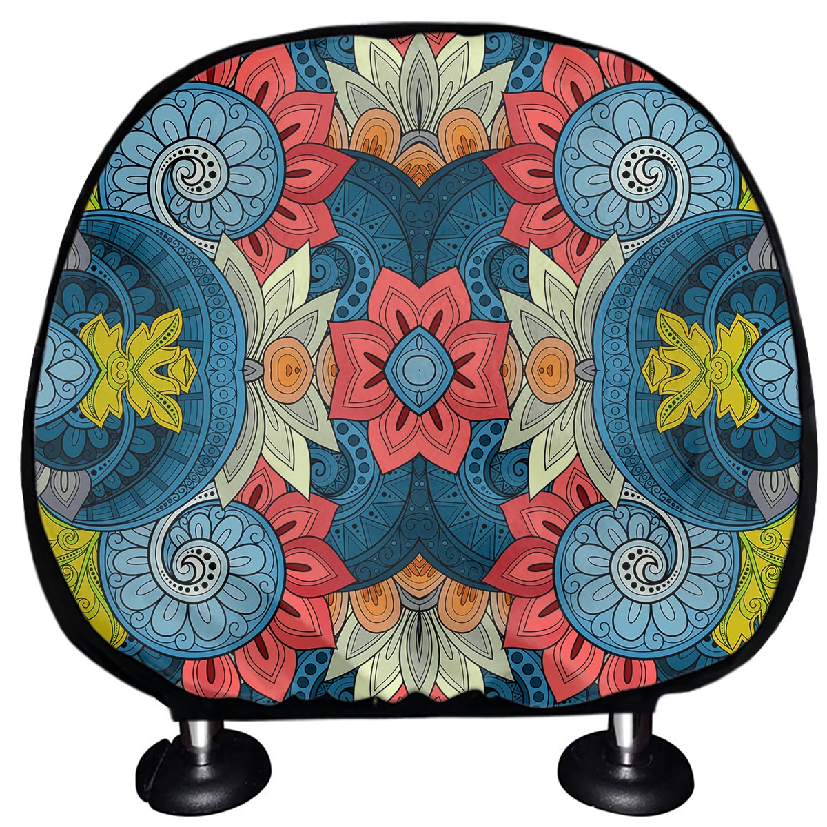 Native Tribal Bohemian Pattern Print Car Headrest Covers