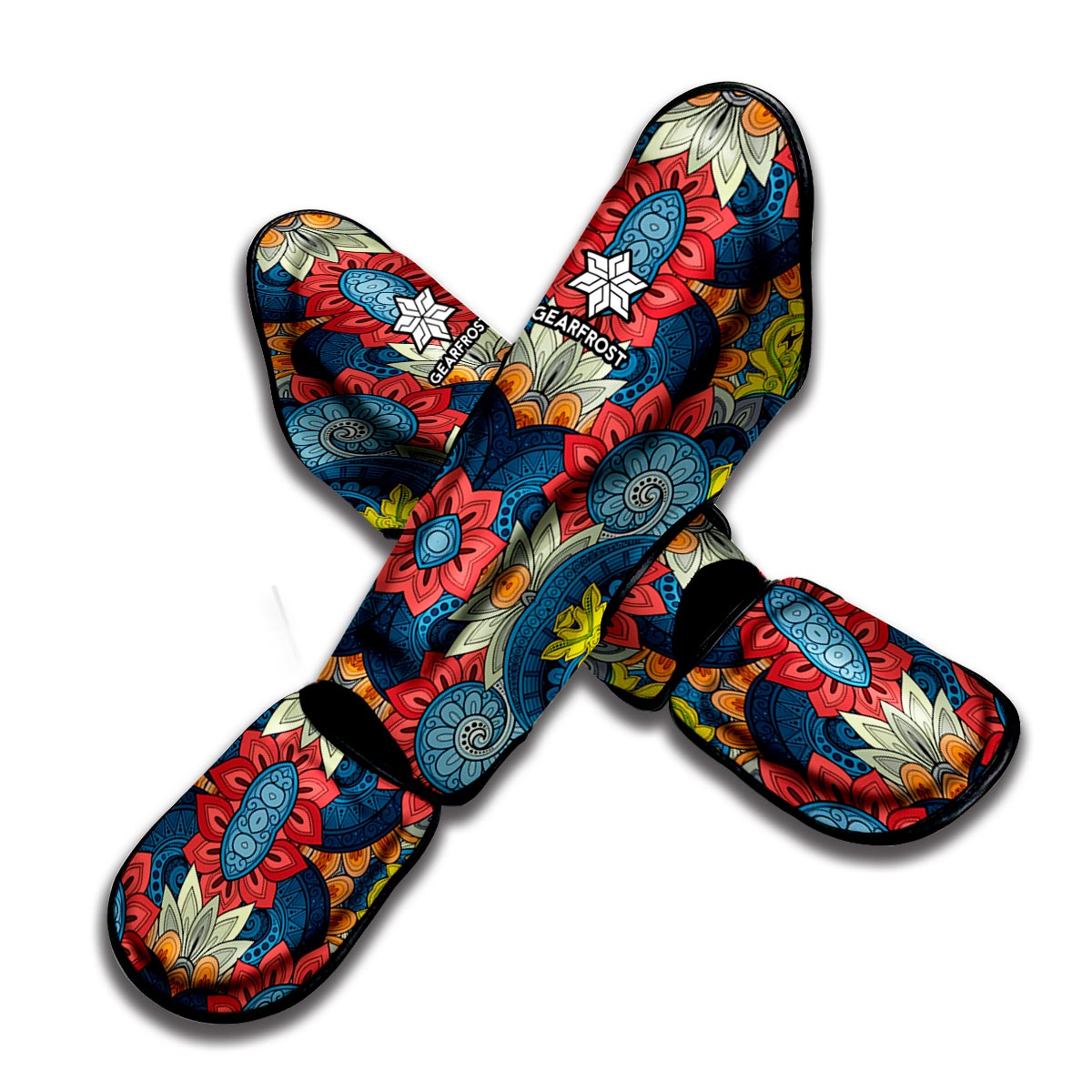 Native Tribal Bohemian Pattern Print Muay Thai Shin Guard