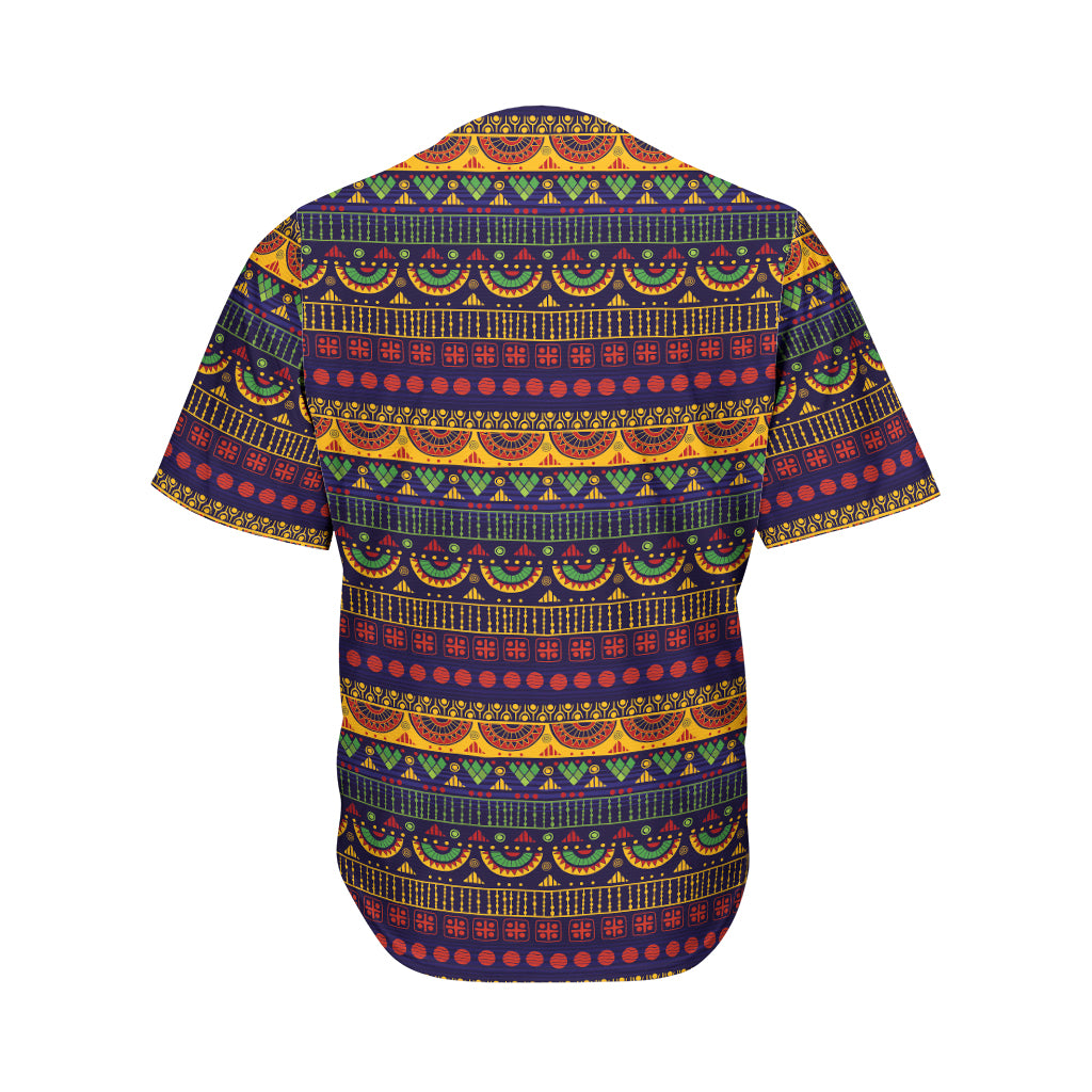 Native Tribal Indian Pattern Print Men's Baseball Jersey