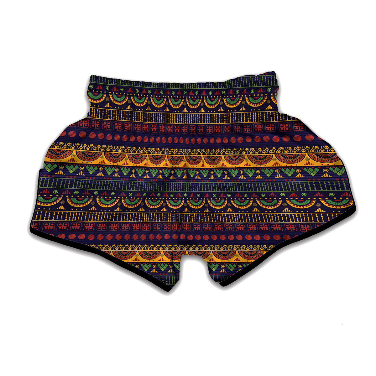 Native Tribal Indian Pattern Print Muay Thai Boxing Shorts