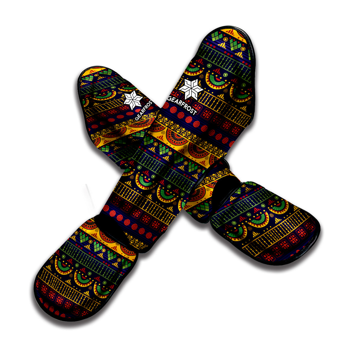 Native Tribal Indian Pattern Print Muay Thai Shin Guard