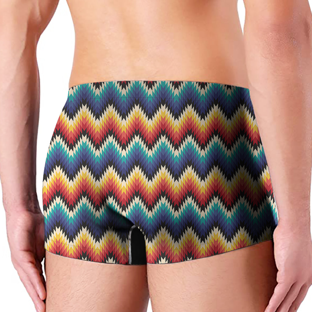 Native Tribal Inspired Pattern Print Men's Boxer Briefs