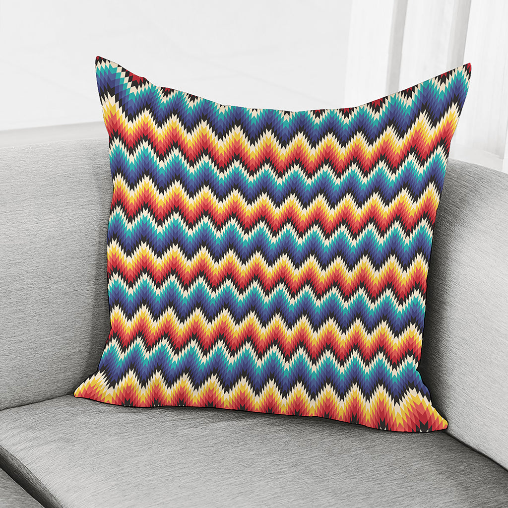 Native Tribal Inspired Pattern Print Pillow Cover