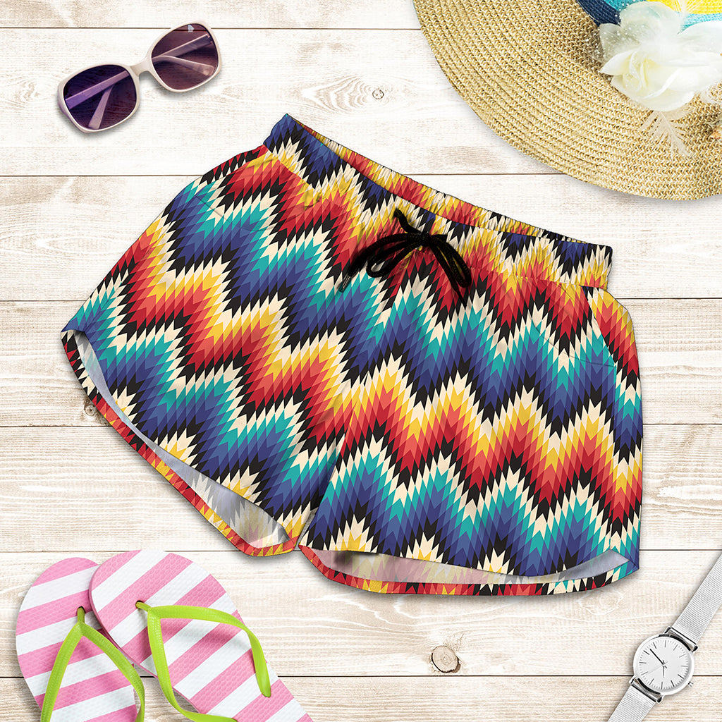Native Tribal Inspired Pattern Print Women's Shorts