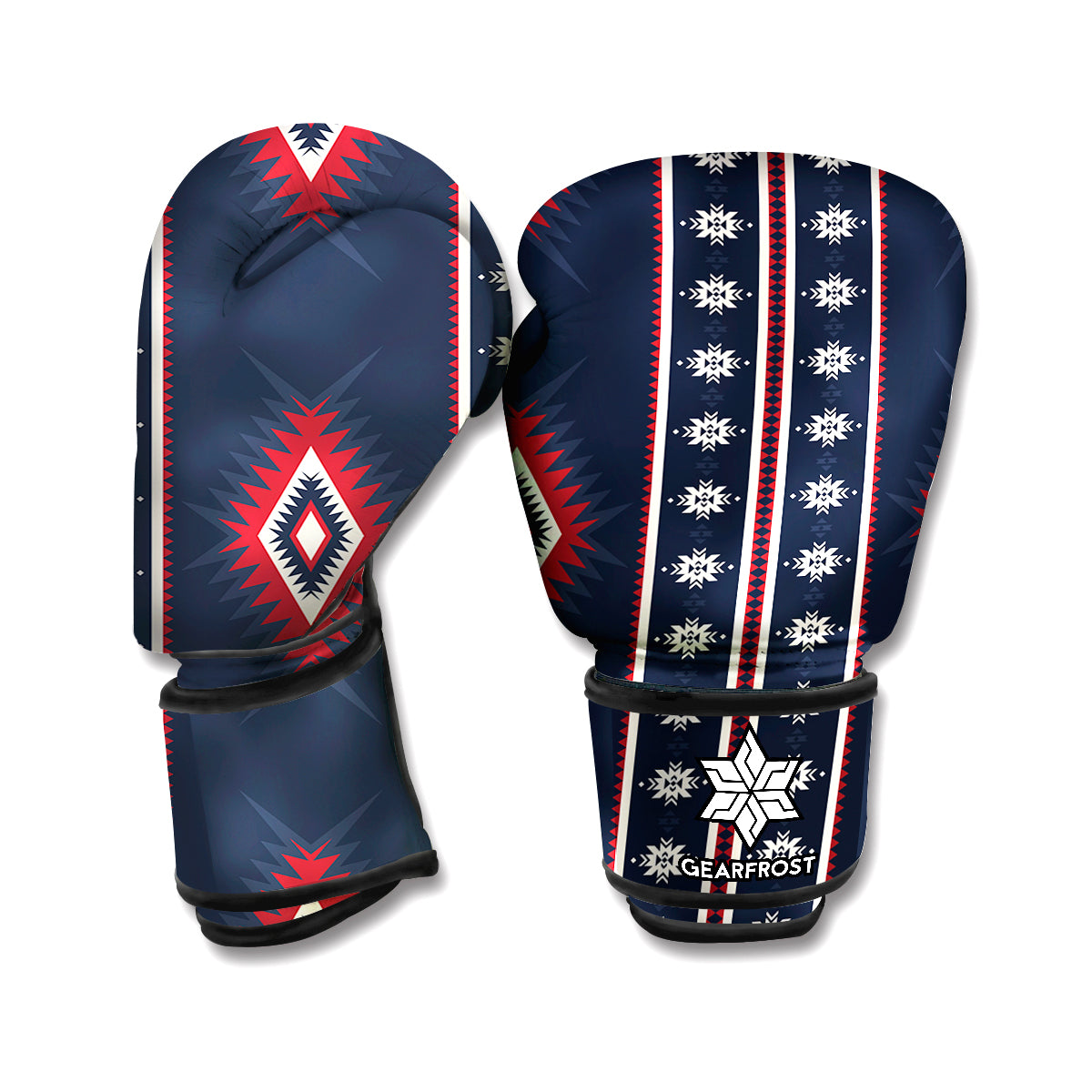 Native Tribal Navajo Pattern Print Boxing Gloves