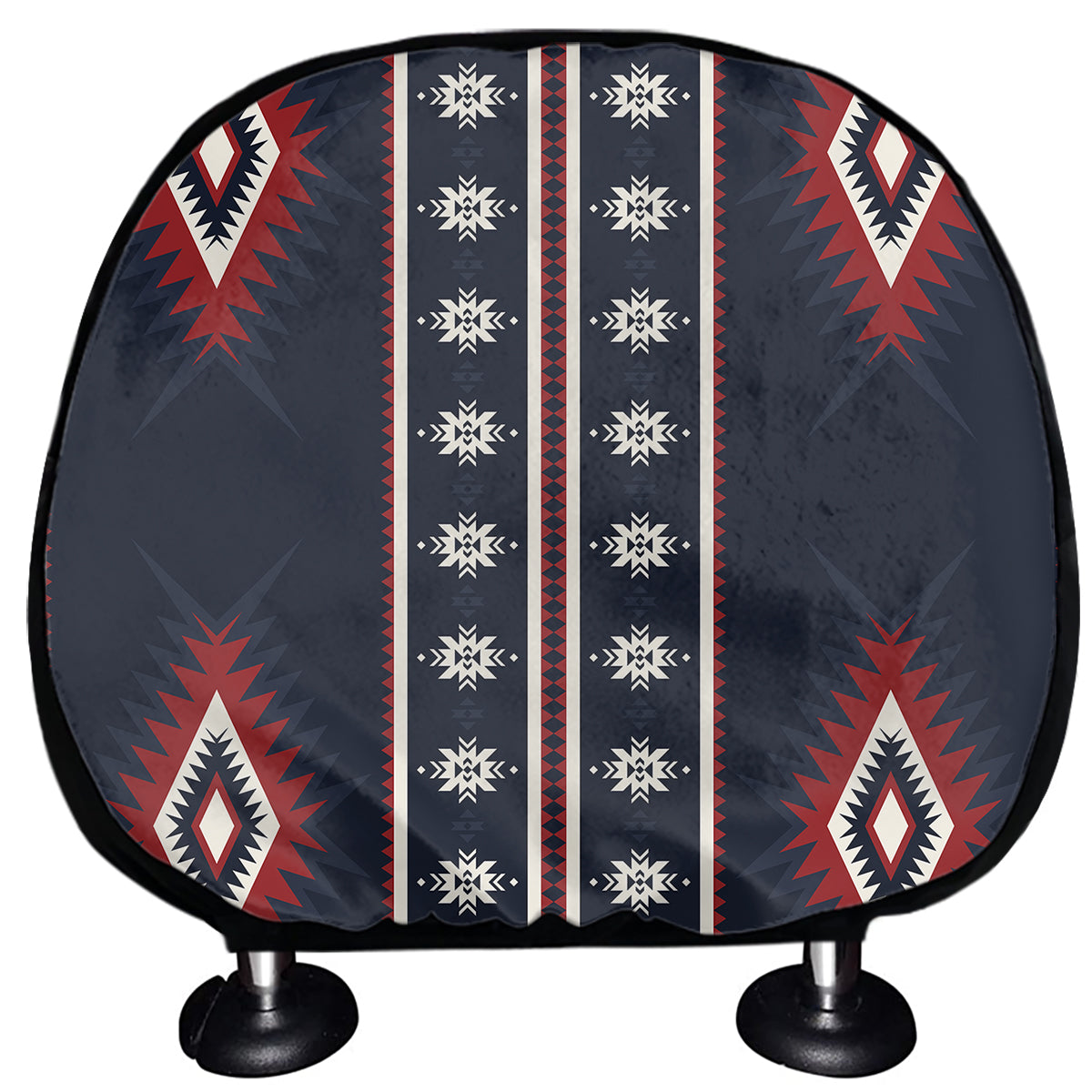 Native Tribal Navajo Pattern Print Car Headrest Covers