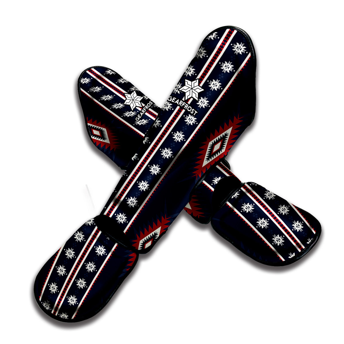 Native Tribal Navajo Pattern Print Muay Thai Shin Guard