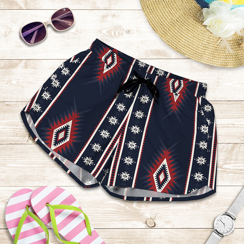 Native Tribal Navajo Pattern Print Women's Shorts