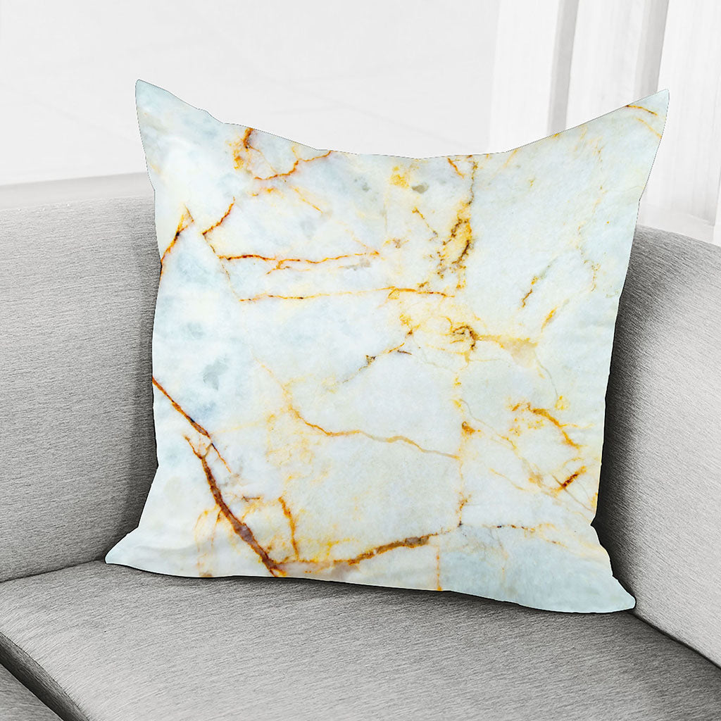 Natural Gold Marble Print Pillow Cover