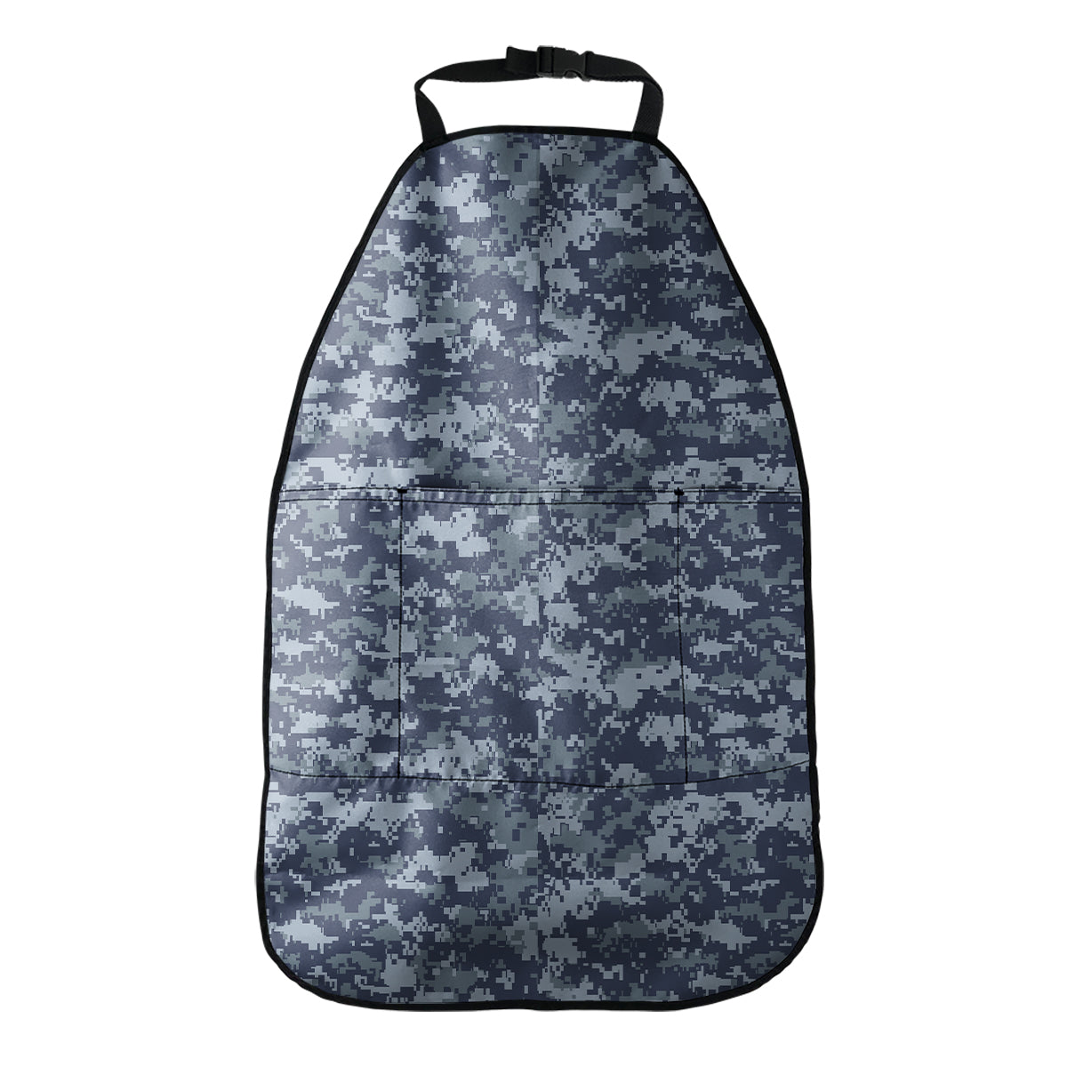 Navy Digital Camo Pattern Print Car Seat Organizers