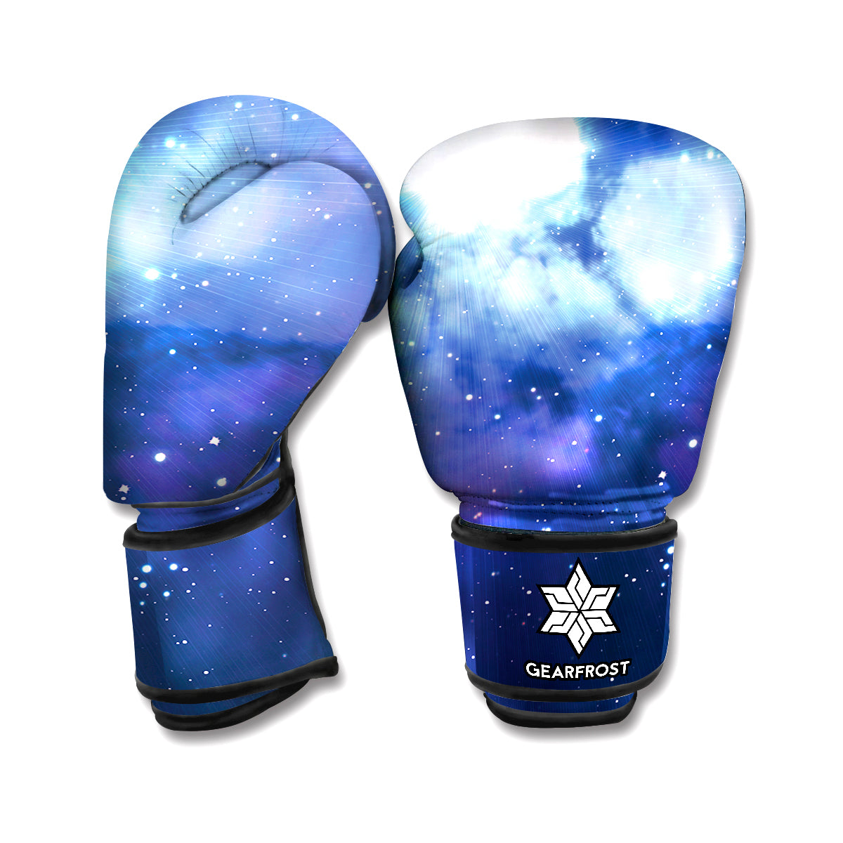 Nebula Space Print Boxing Gloves
