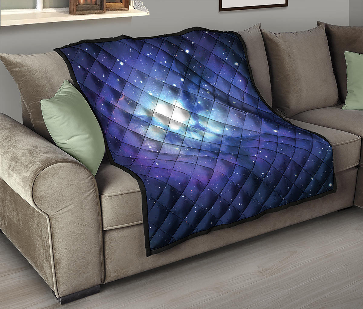 Nebula Space Print Quilt