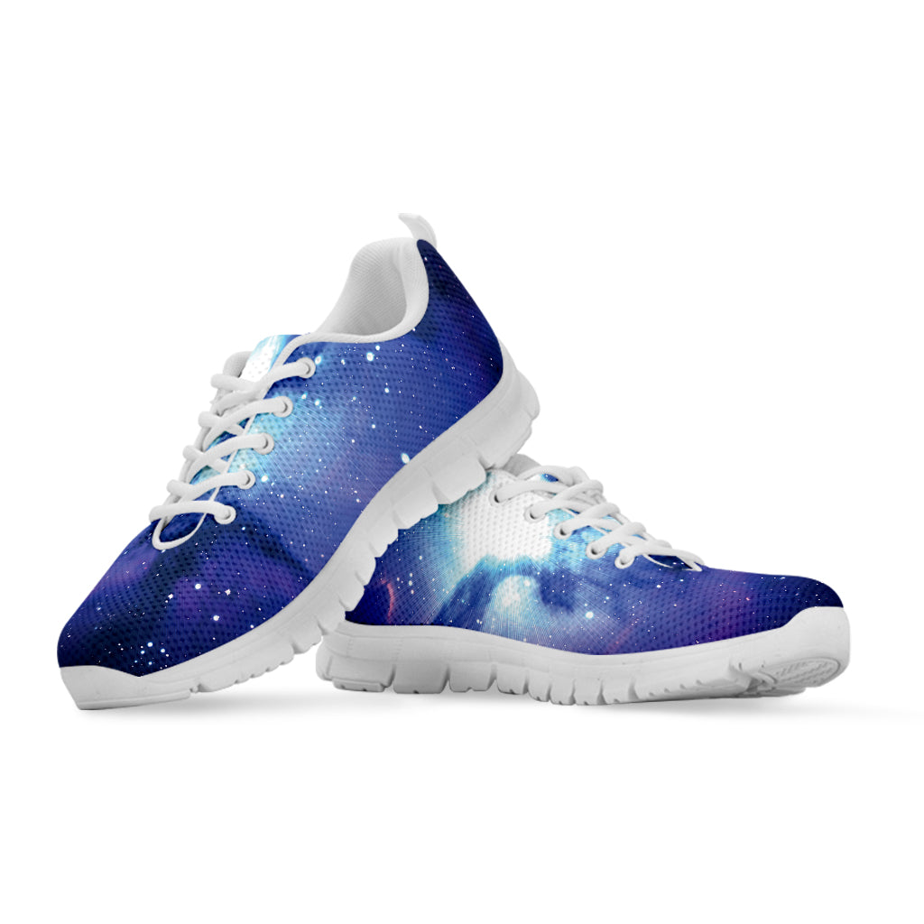 Nebula Space Print White Sneakers