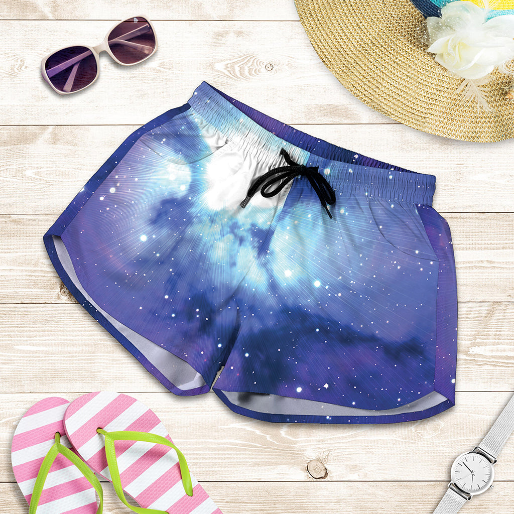 Nebula Space Print Women's Shorts