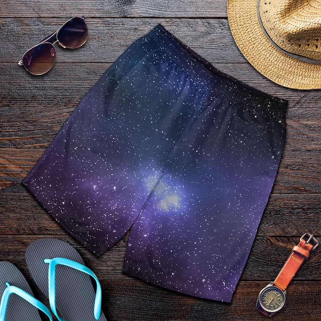 Nebula Universe Galaxy Deep Space Print Men's Shorts