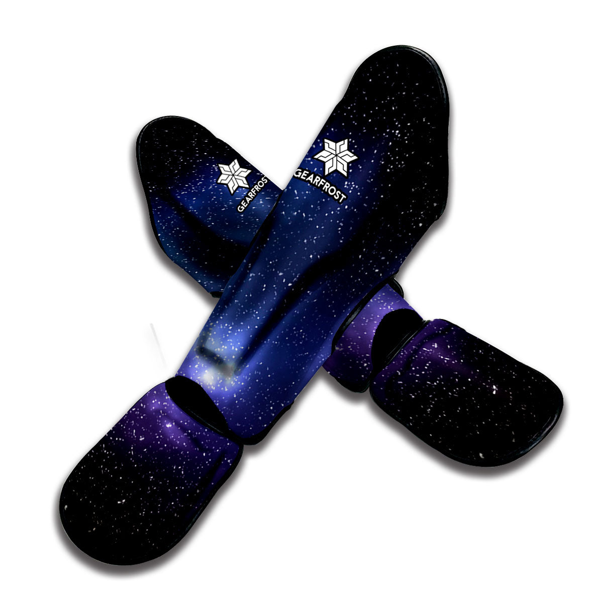 Nebula Universe Galaxy Deep Space Print Muay Thai Shin Guard