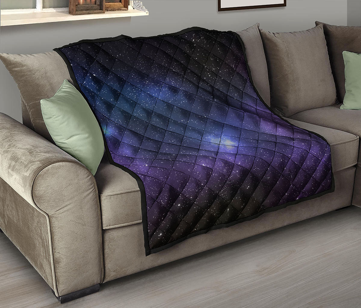 Nebula Universe Galaxy Deep Space Print Quilt