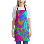 Neon Psychedelic Trippy Print Apron