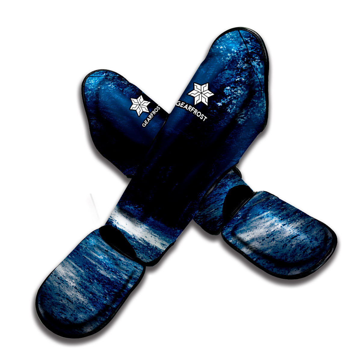 Night Forest And Moonlight Print Muay Thai Shin Guard