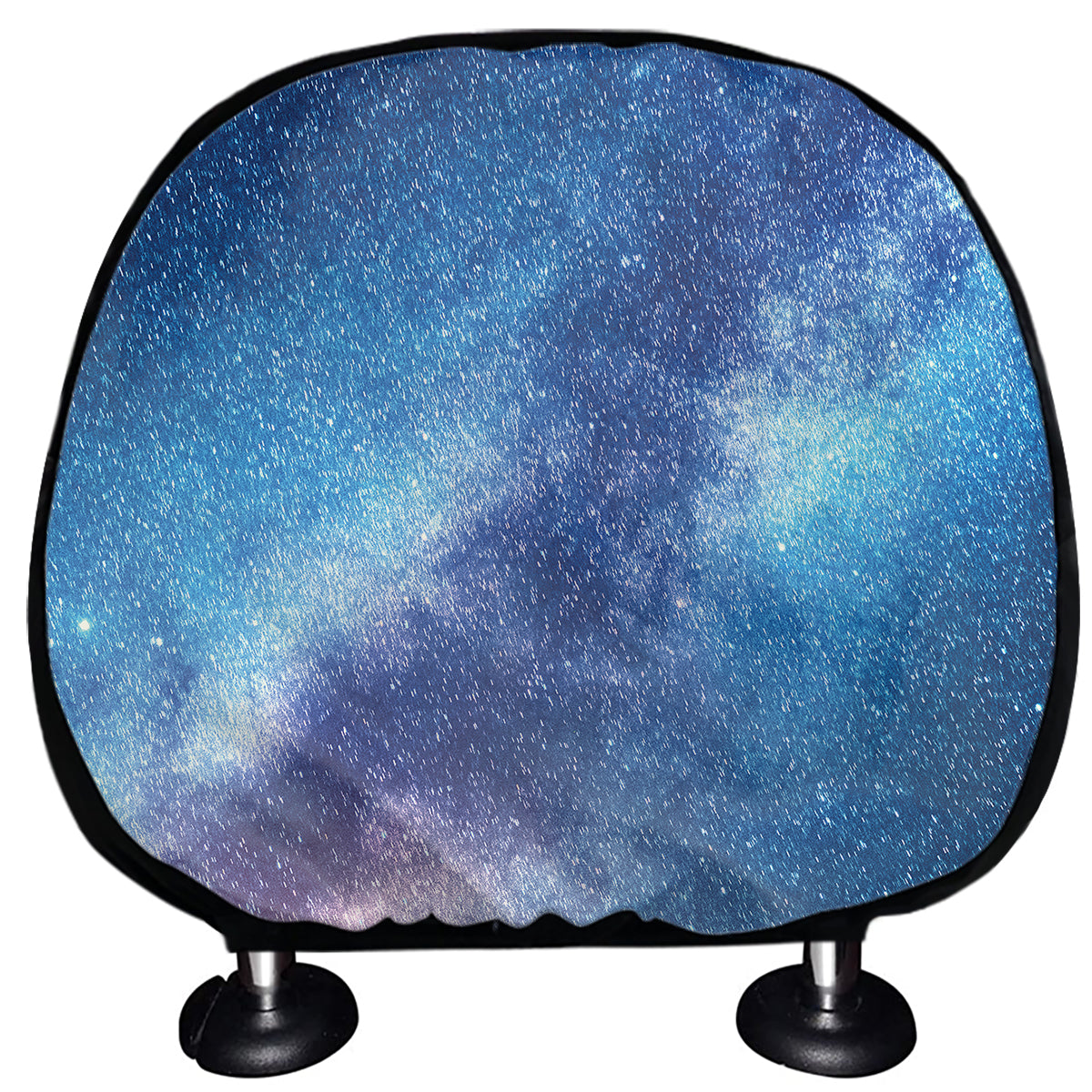 Night Sky Milky Way Print Car Headrest Covers