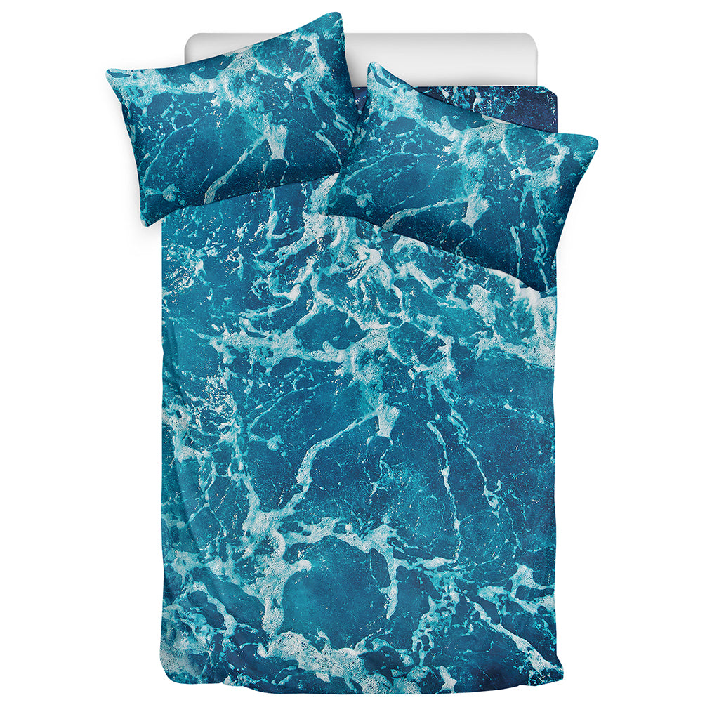 Ocean Surface Print Duvet Cover Bedding Set