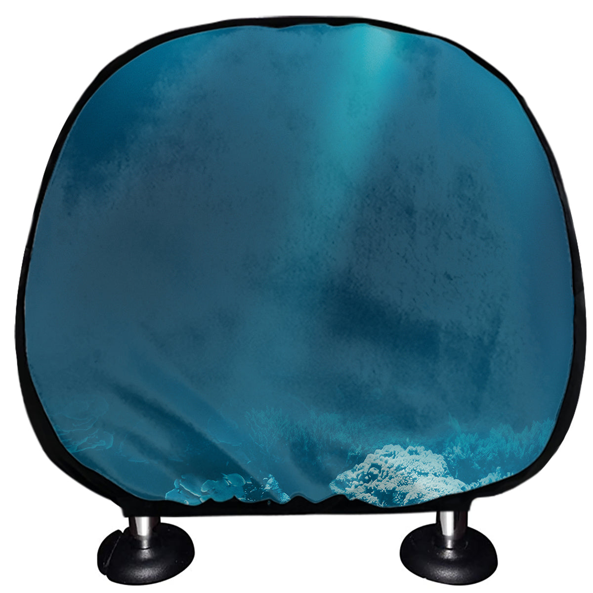 Ocean Underwater Print Car Headrest Covers