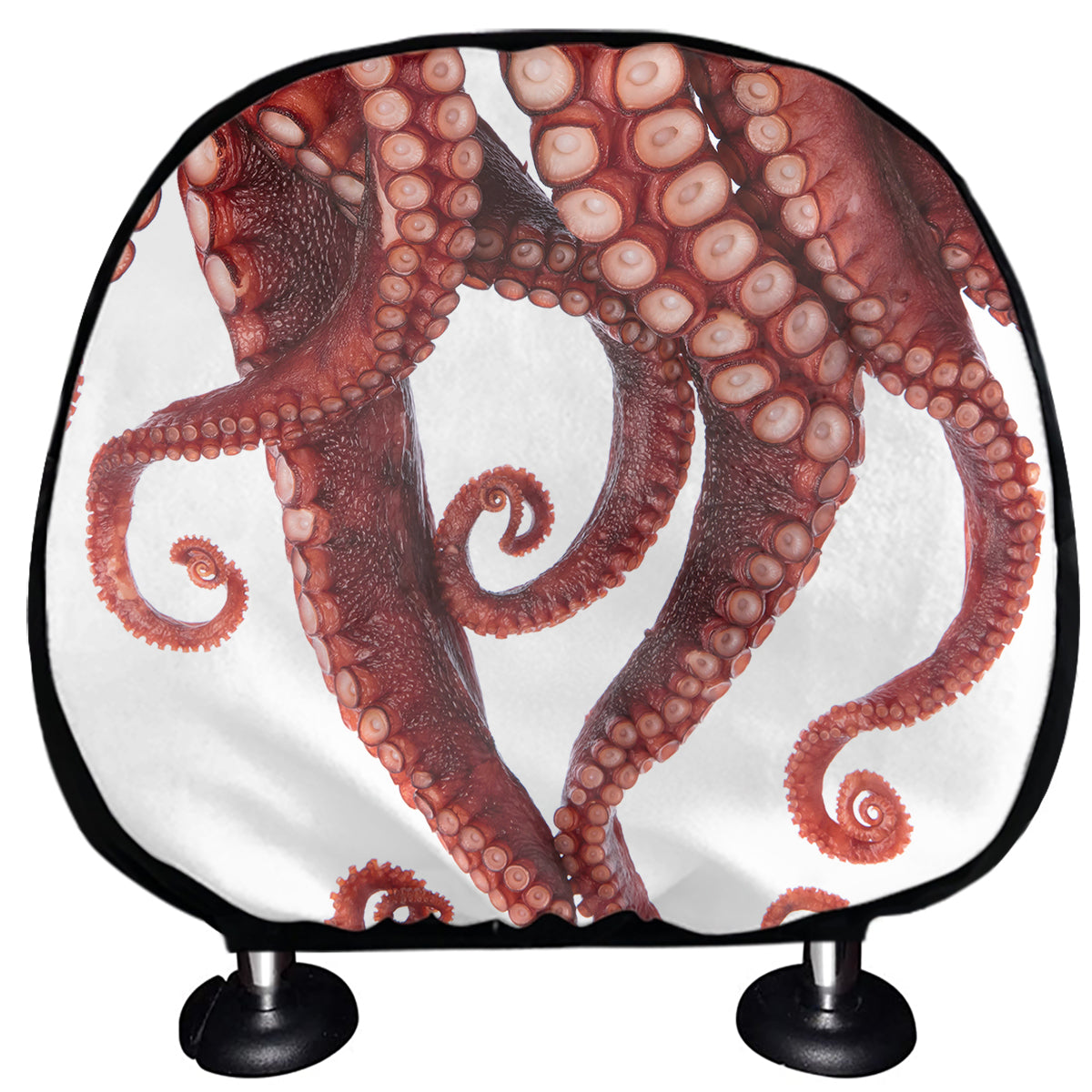 Octopus Tentacles Print Car Headrest Covers