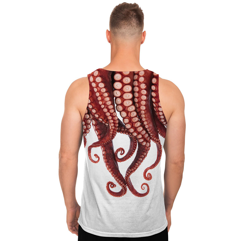 Octopus Tentacles Print Men's Tank Top