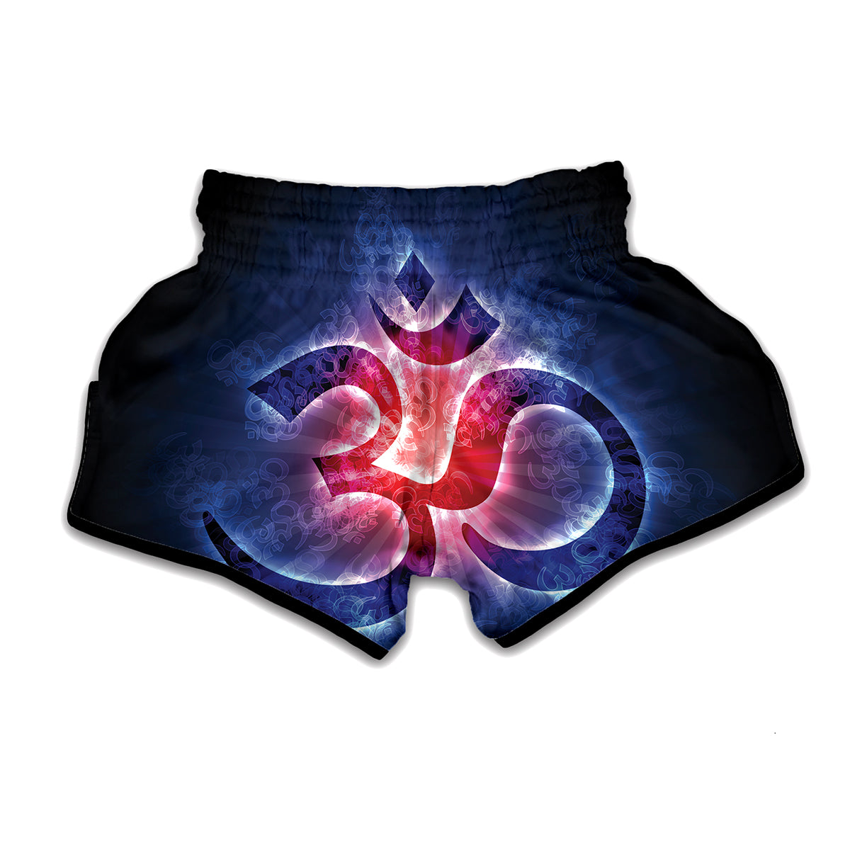 Om Sign Print Muay Thai Boxing Shorts